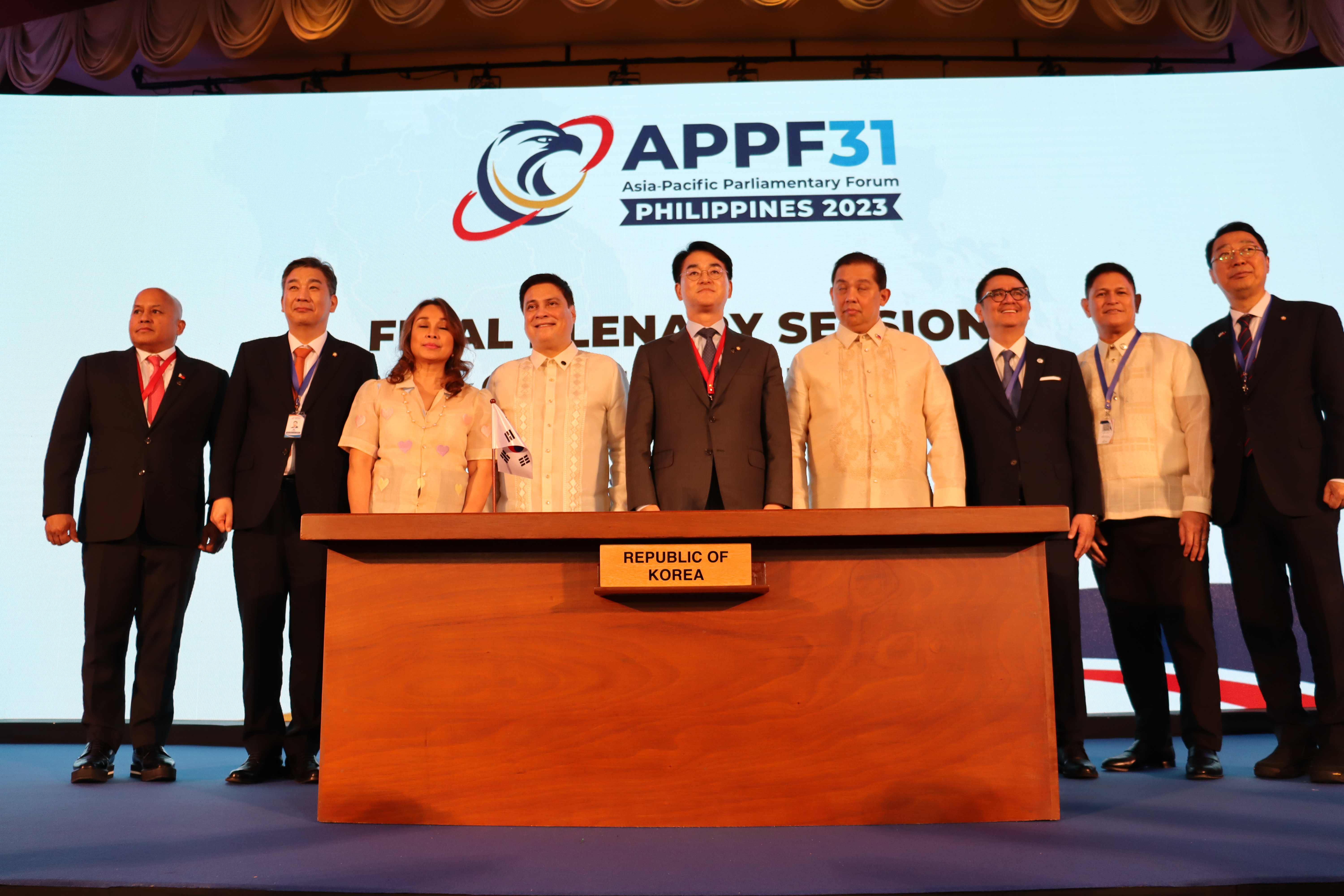 National Assembly members attend the 31st Annual Meeting of the APPF General Assembly 관련사진 4 보기