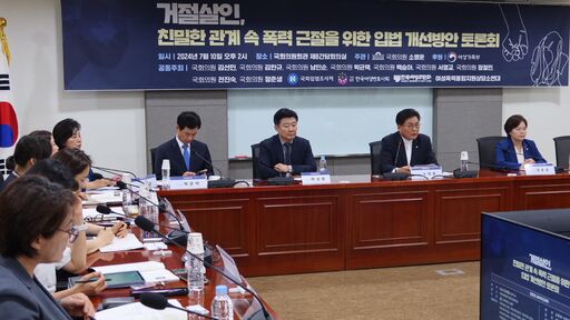 Discussion on preventing intimate-partner homicides: &lsquo;There&rsquo;s a need to penalize coercive control&rsquo; 관련사진 1 보기