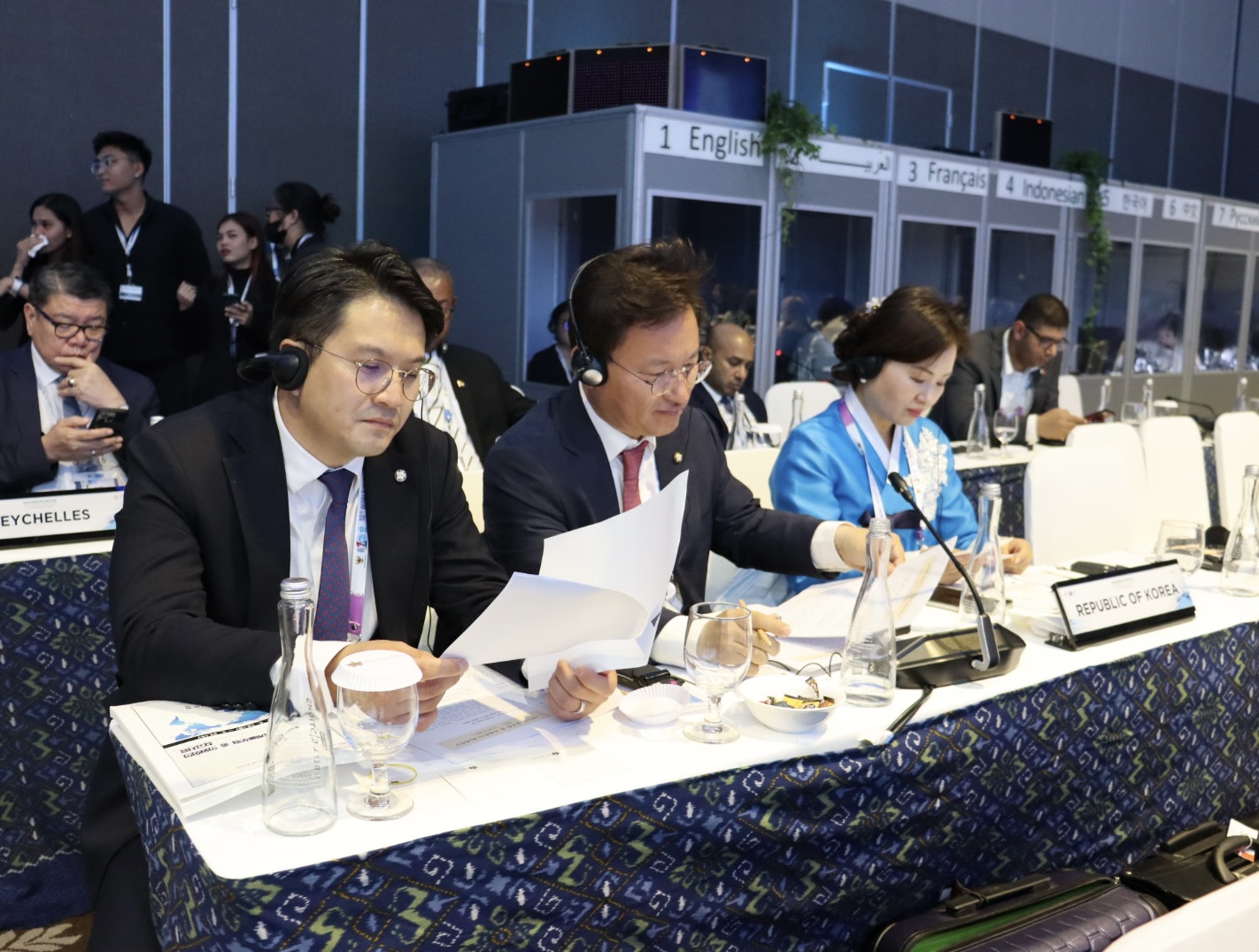 National Assembly members attend Parliamentary Meeting on the Occasion of the 10th World Water Forum 관련사진 2 보기