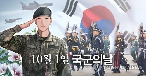 Gov&#39;t designates Oct. 1 Armed Forces Day as temporary holiday 관련사진 1 보기