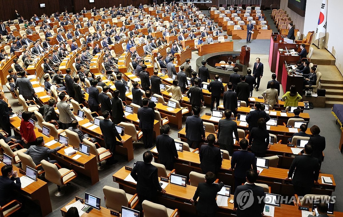 Assembly rejects 6 bills vetoed by Yoon in revote 관련사진 1 보기