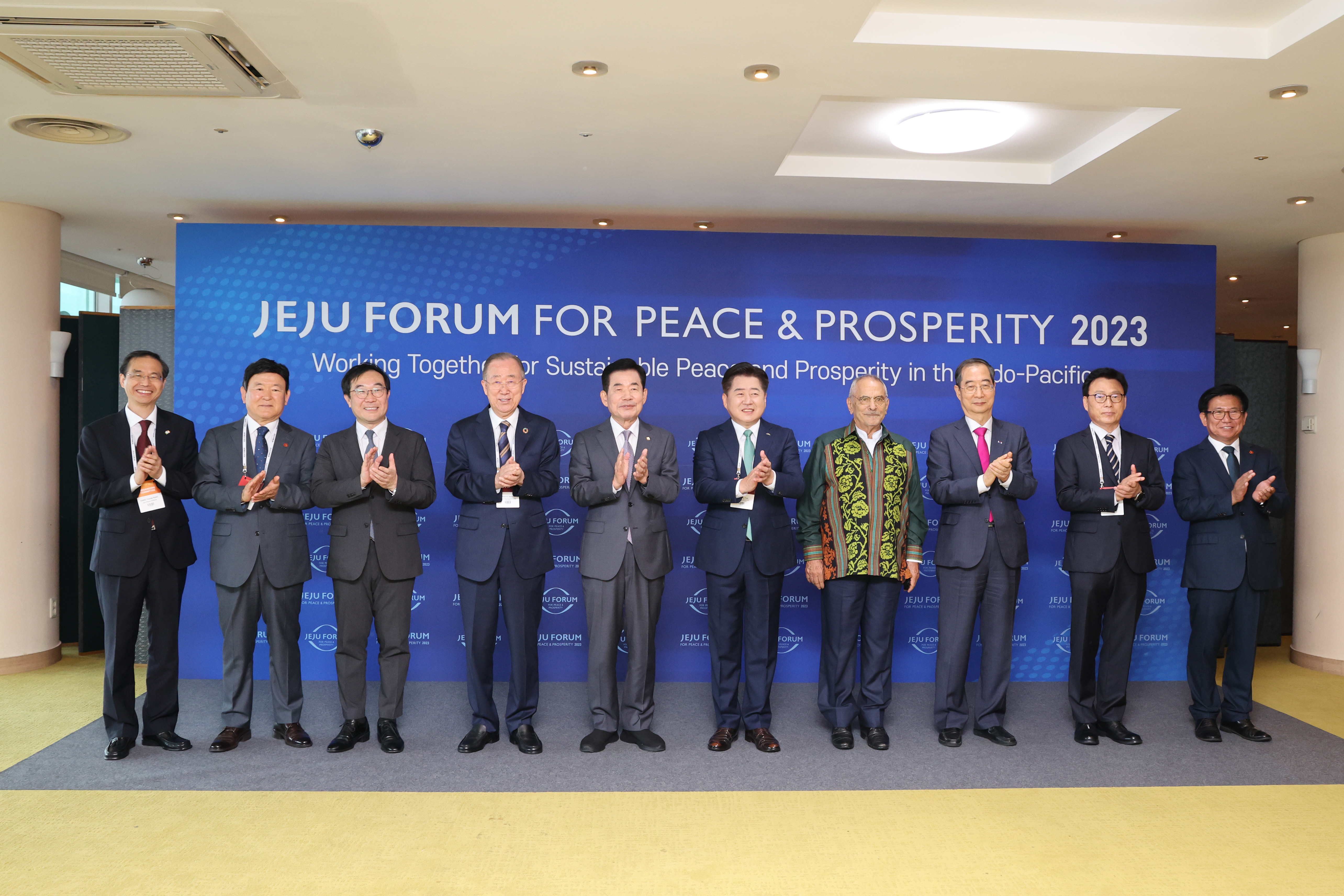 Speaker attends Jeju Forum 2023, presides over luncheon (1) 관련사진 1 보기