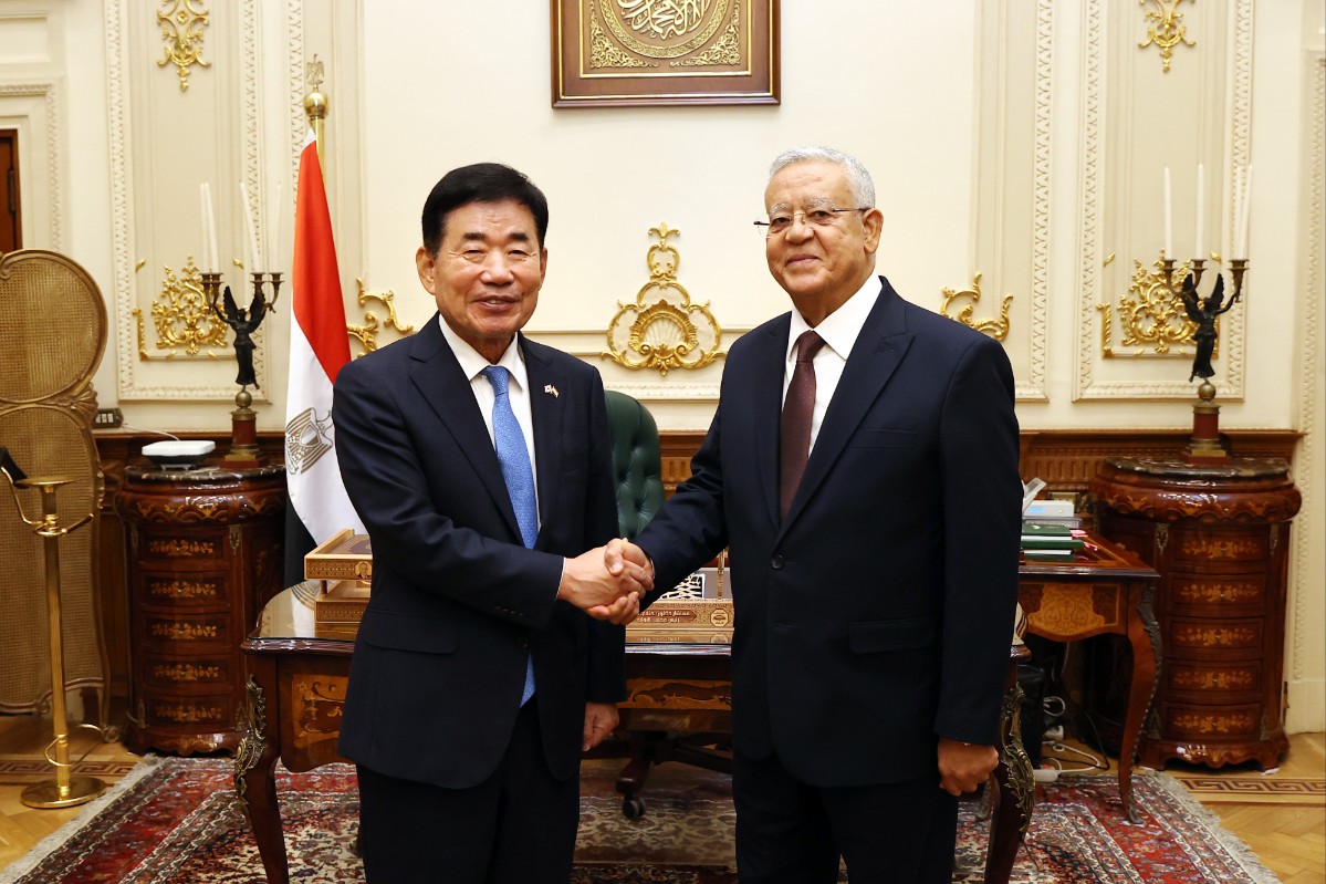 Speaker Kim Jin-pyo holds meetings with Egyptian President and Speakers of Parliament 관련사진 3 보기