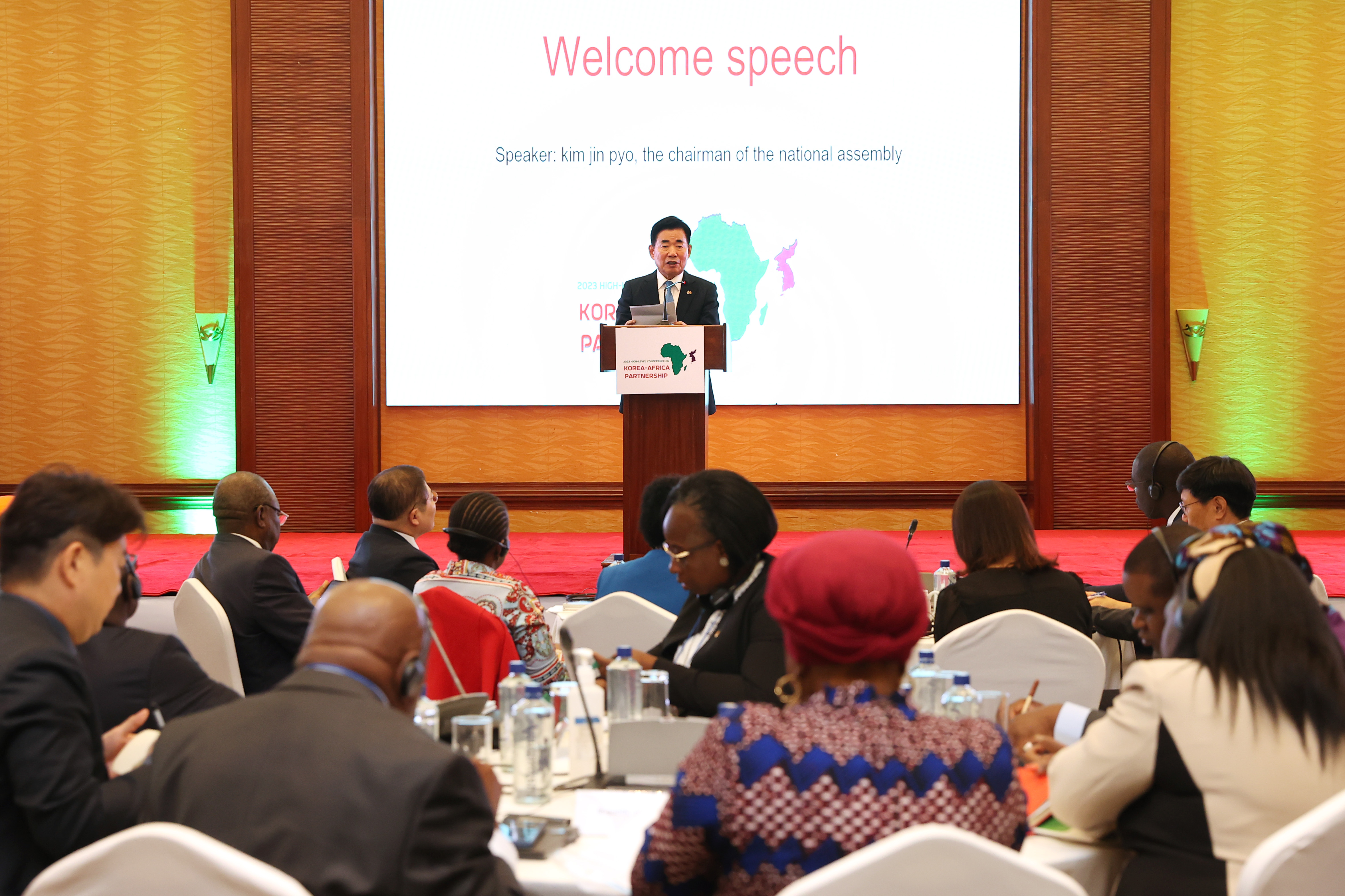Speaker Kim Jin-pyo meets Kenyan President and Senate Speaker and attends the opening ceremony of 2030 High Level Conference on Korea-Africa Partnership (KOAFP)