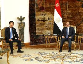 Speaker Kim Jin-pyo holds meetings with Egyptian President and Speakers of Parliament
