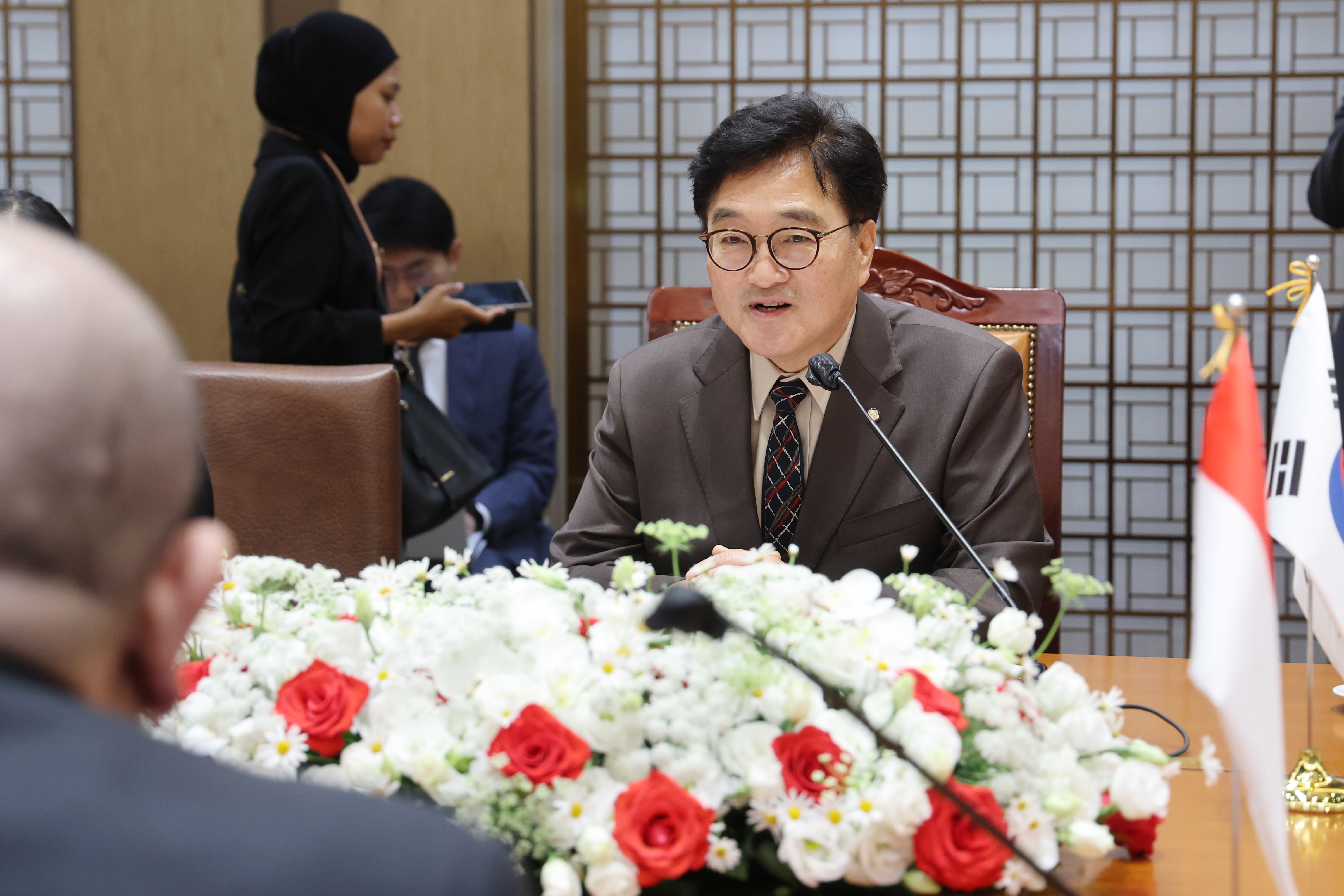 Speaker Woo Won-shik holds talks with Speaker of the Indonesian Senate 관련사진 4 보기