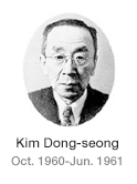 Kim Dong-seong Oct. 1960-Jun. 1961
