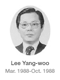 Lee Yang-woo Mar. 1988-Oct. 1988
