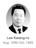 Lee Kwang-ro Aug. 1992-Oct. 1993